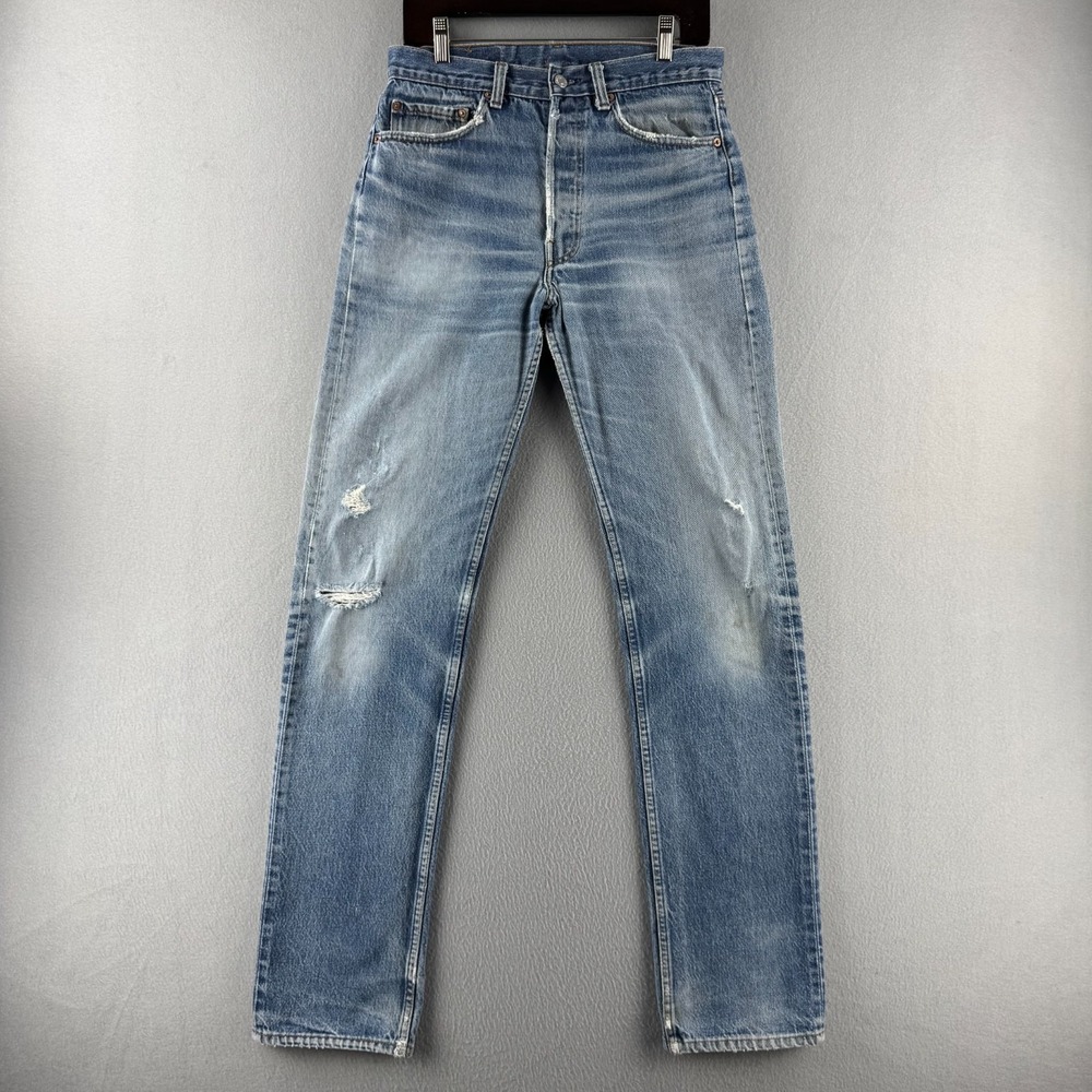 Vintage Levis Jeans Mens 33x40 (Fits 30x35) 501 XX Shrink To Fit 80s Made in USA